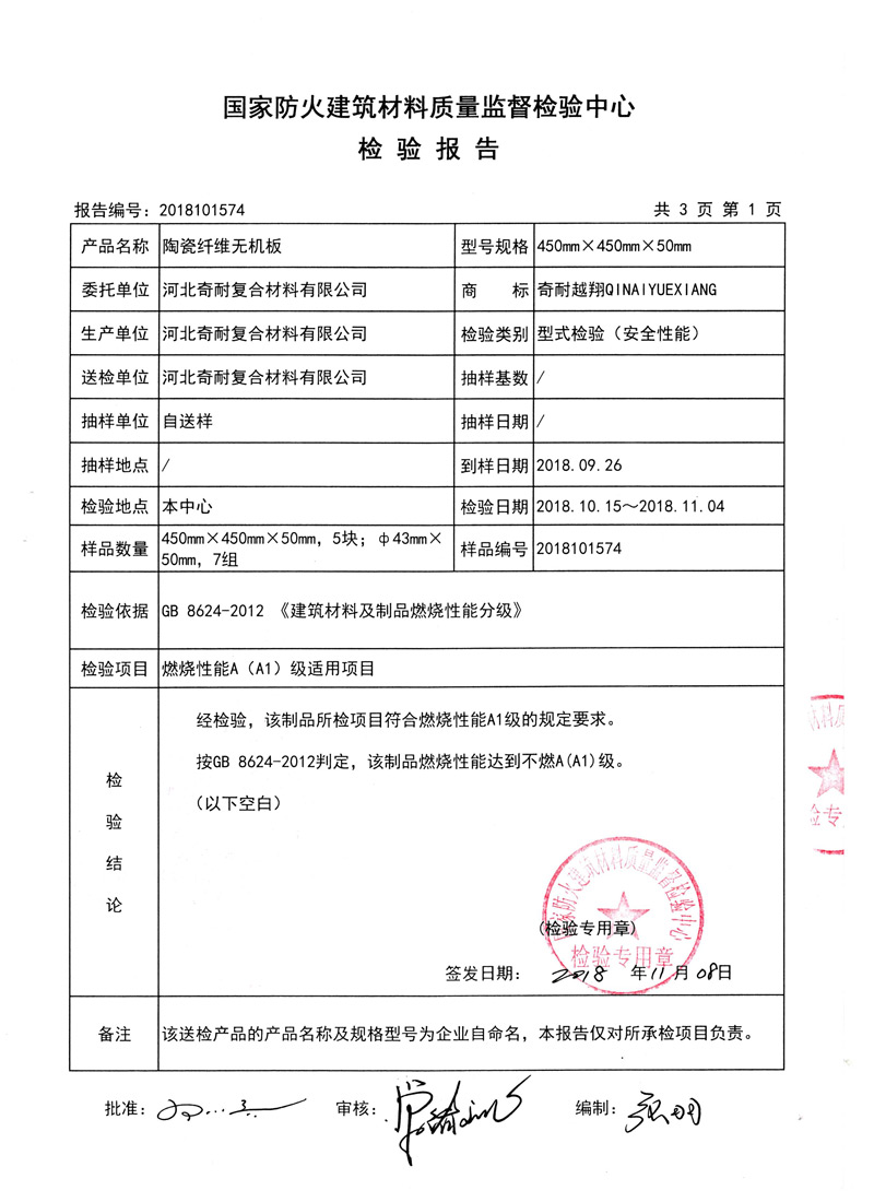 A級(jí)不燃
